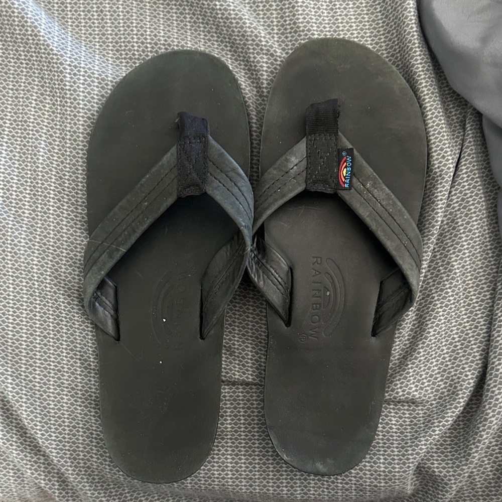 Rainbow Sandals Black